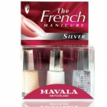 Mavala (Мавала) Набор французского маникюра "Серебряный ноготок" (Manucure French Silver), 15 мл