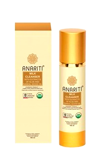 Anariti (Анарити) Молочко очищающее с экстрактом алоэ и маслом сандалового дерева (для любой кожи), 100 мл