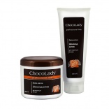 ChocoLady (ШокоЛеди) Крем-маска для тела (обертывание) «Шоколад актив», 500 мл