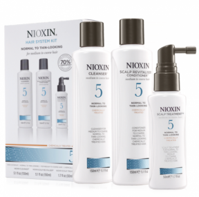 Nioxin (Ниоксин) Набор: шампунь, кондиционер, маска (Система 5), 150+150+50 мл.