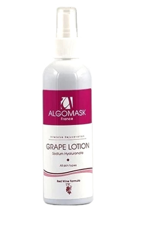 Algomask (Альгомаск) Виноградный лосьон с гиалуроновой кислотой для всех типов кожи  (Grape Lotion), 200 мл.