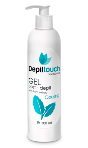 Depiltouch (Депилтач) Охлаждающий гель с экстрактом мяты после депиляции, 300 мл.
