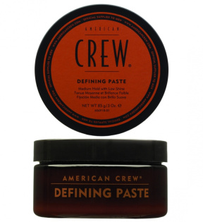 American Crew (Американ Крю) Паста со средней фиксацией и низким уровнем блеска для укладки волос (Defining Paste), 85 гр.